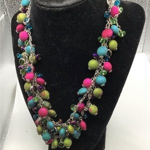 NWOT Beautiful Multiple colored Bead Necklace